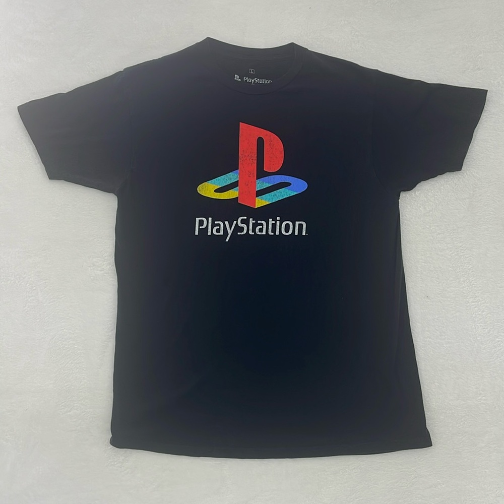 Playstation Logo Tshirt Mens sz Large‎